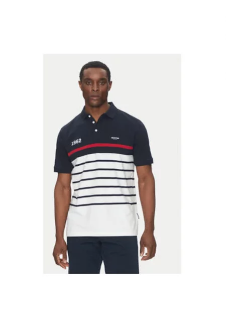 Мъжка поло тениска  74005690 - Памук - тъмносиньо - Тъмносин