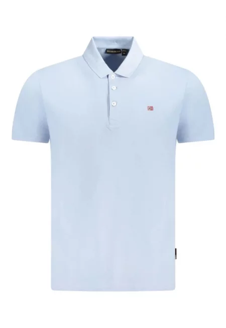 Мъжка тениска -  100% памук - NP0A4H8BEALISSSSUM - Лазурно