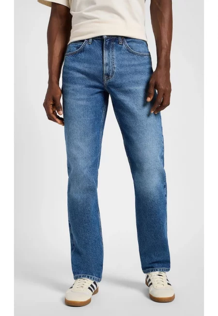 Мъжки дънки  Brooklyn Groundwater - памук/лиосел/еластан - син