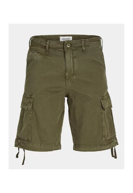 Мъжки къси панталони -  303484293 - Зелени - Памук