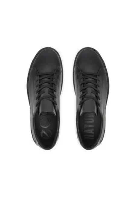 Мъжки кецове  305538161 - Естествена кожа - Черен