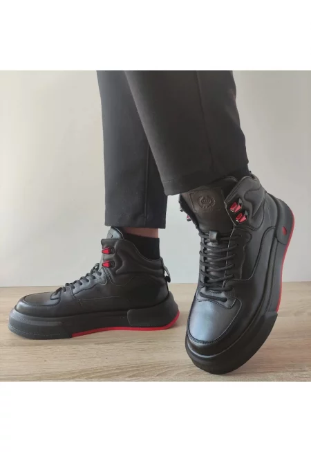 Мъжки спортни боти  H6999 Black - черни - Черен