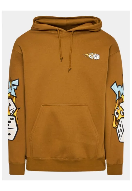 Мъжки суичър -  302951215 - Памук - Кафяв