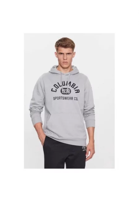 Мъжки суитшърт -  302399802 - Памук/Полиестер - Сив - Сив