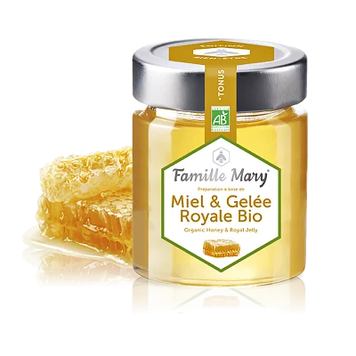 Био акациев мед + пчелно млечице (Miel & Gelée Royale Bio), 170 g