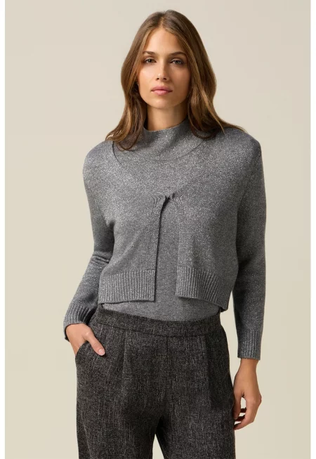 OLTRE - Жилетка с бляскави детайли