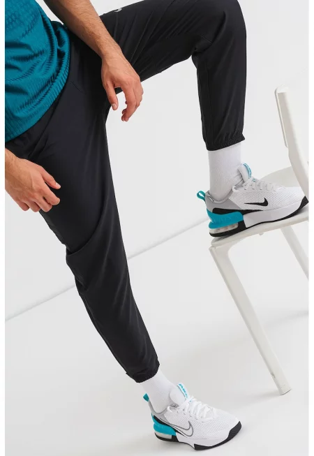 Панталон за бягане с Dri Fit - Черен/Сребрист