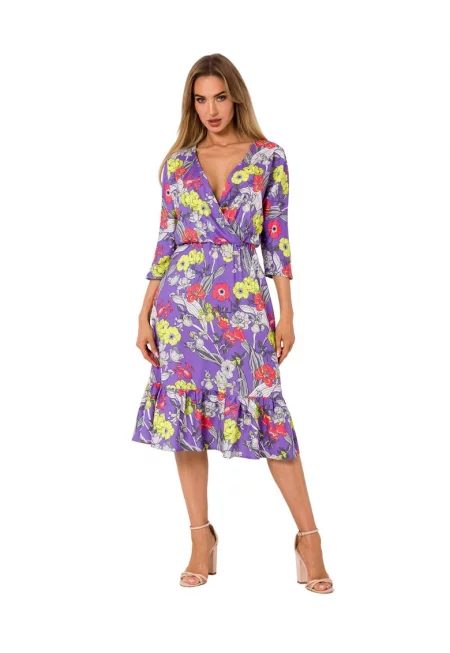 Полиестерна рокля - M - многоцветна - Многоцветен