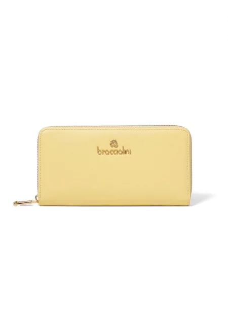Портмоне с лого - Жълт