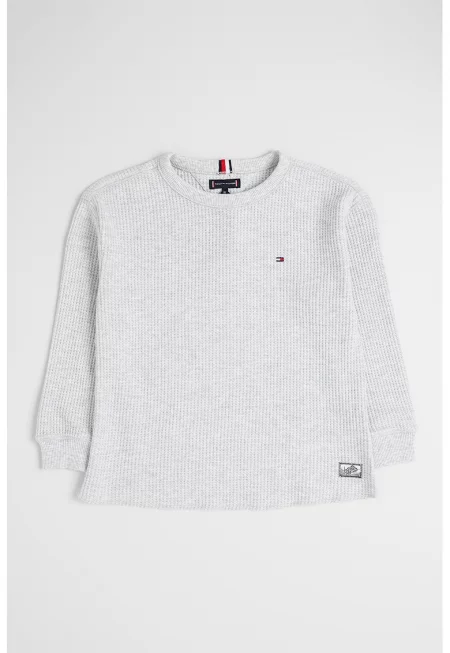 Релефна блуза с органичен памук