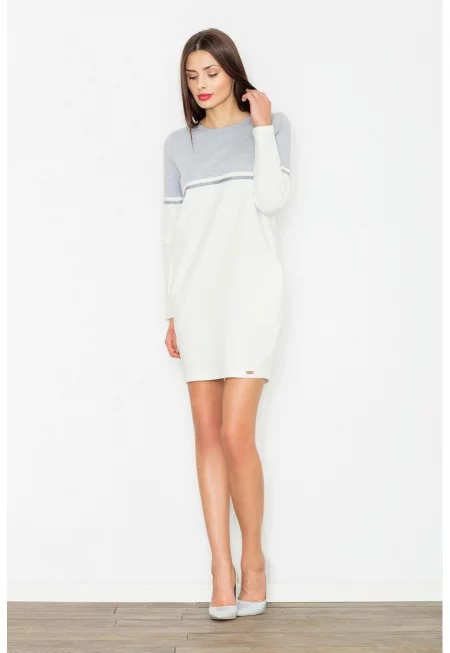 Рокля  M510 - ежедневна - с джобове - 95% памук