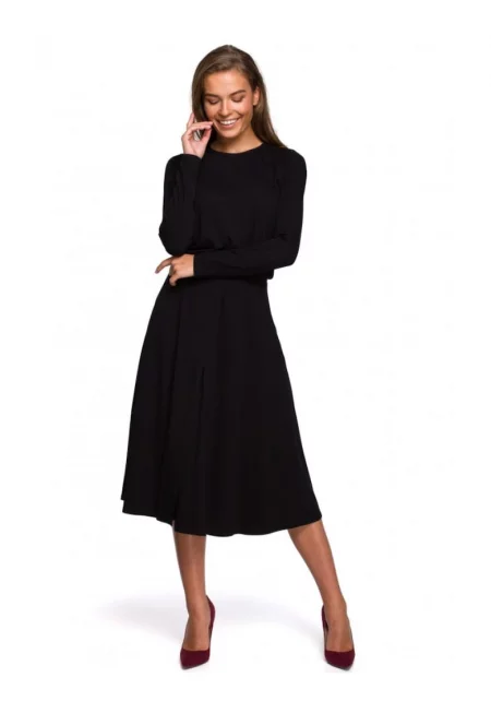 Рокля -  Разкроена - вискоза - червено