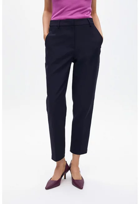 Стеснен панталон с джобове встрани - Ултрамарин синьо