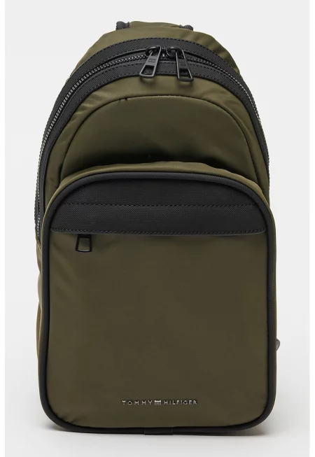 Текстилна чанта с регулируема презрамка - Каки