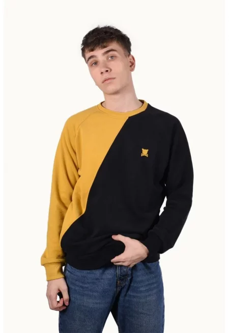 Унисекс суитшърт с реглан ръкави с лого