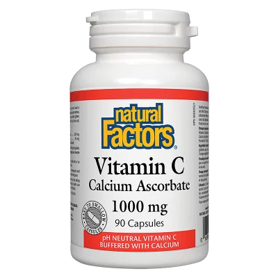 Vitamin C / Витамин С (калциев аскорбат), 1000 mg, 90 капсули
