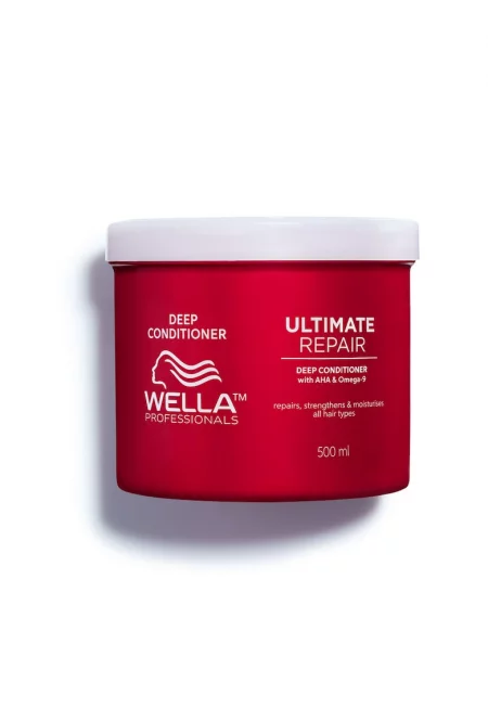 Балсам Wella Professionals Ultimate Repair Deep - Възстановяващ и дълбоко подхранващ - с AHA и Омега 9 - За увредена коса - Стъпка 2 - 500 мл