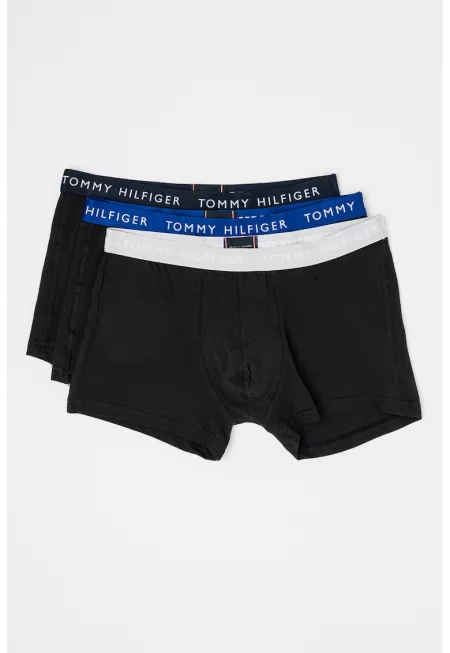 Боксерки с лого - 3 чифта - Черен