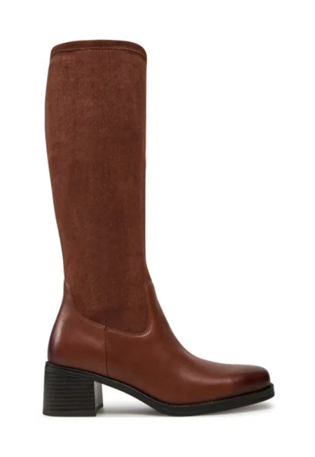 Боти 9-25503-43 Кафяви -  Лачени - Кафяв