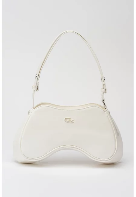 Чанта за рамо Play от еко кожа - Бял