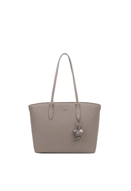 Чанта за рамо Silvana от еко кожа с ключодържател - мече