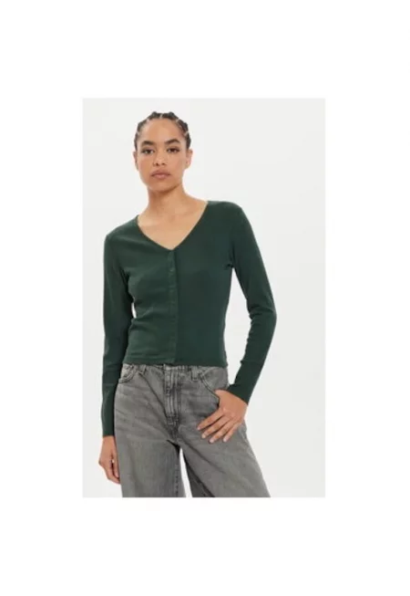 Дамска блуза -  304253676 - Памук - Зелен