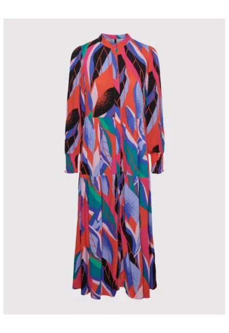 Дамска рокля -  300751886 - Вискоза - Многоцветен