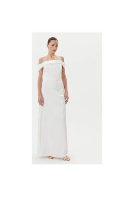 Дамска рокля  CFC0123802003 - Полиестер - Бял