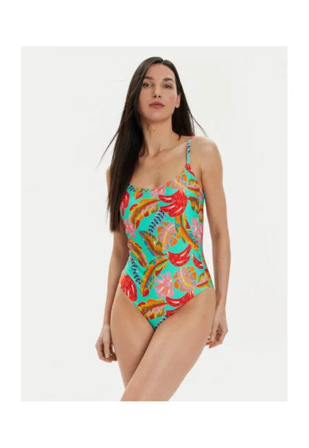 Дамски бански костюм -  303690595 - Полиамид/Еластан - Многоцветен - Многоцветен