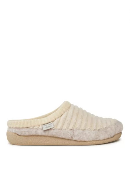 Дамски чехли -  303199210 - Екрю - Текстил -