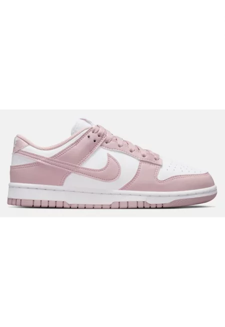 Дамски кецове  Dunk Low - розови - изработени от текстил