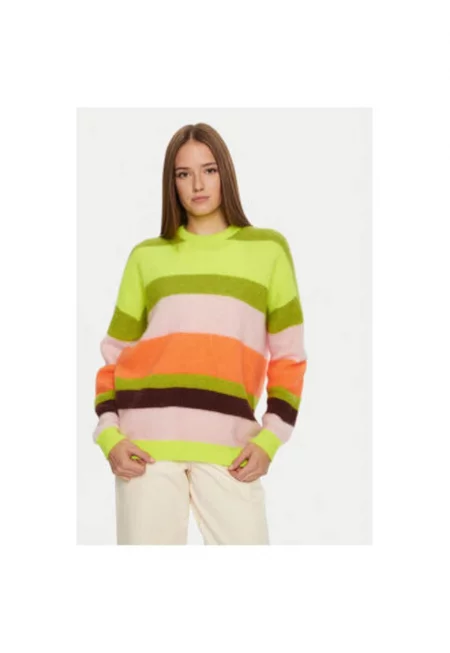 Дамски пуловер -  304610974 - Вълна алпака/вълна/полиамид - Многоцветен - Многоцветен