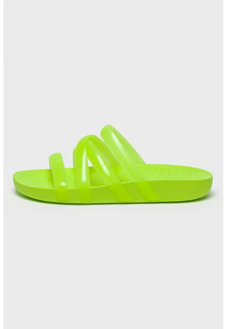 Дамски сабо -  Splash Glossy Sandal - Бяло