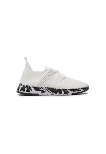 Дамски спортни обувки - W13030 -  Текстил - Бял