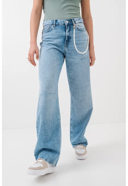 Дънки със стандартна кройка - Светлосин