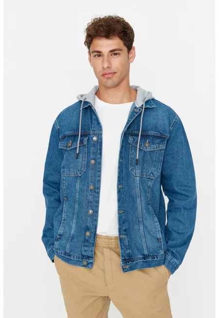 Дънково яке с качулка