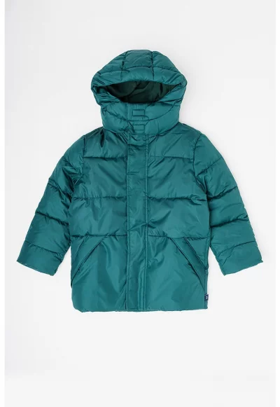 Капитонирано зимно яке с качулка и вата