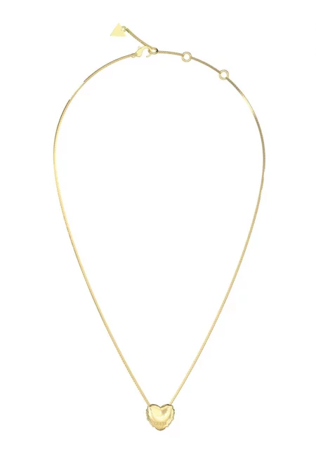 Колие от неръждаема стомана с висулка - Златист