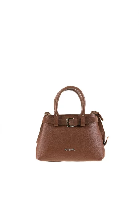 Кожена чанта за рамо Lumina Elite с тока