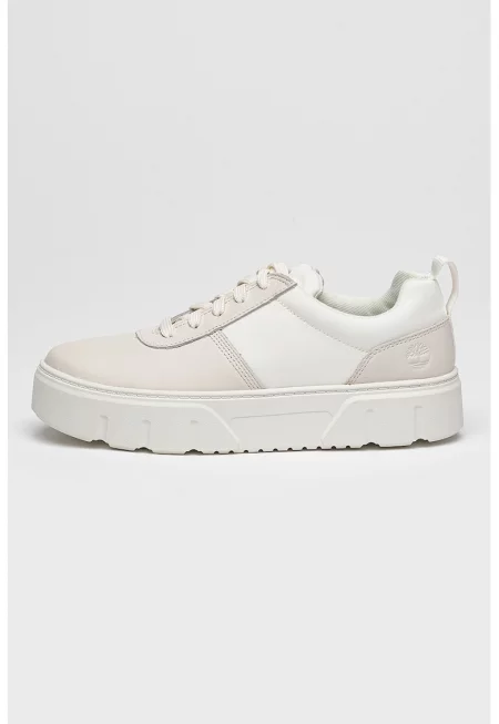 Кожени спортни обувки Laurel Court - Бял