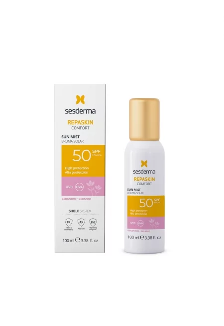 Мъгла със слънцезащита SPF 50 Repaskin Comfort Sun Mist Geranium  100 ml