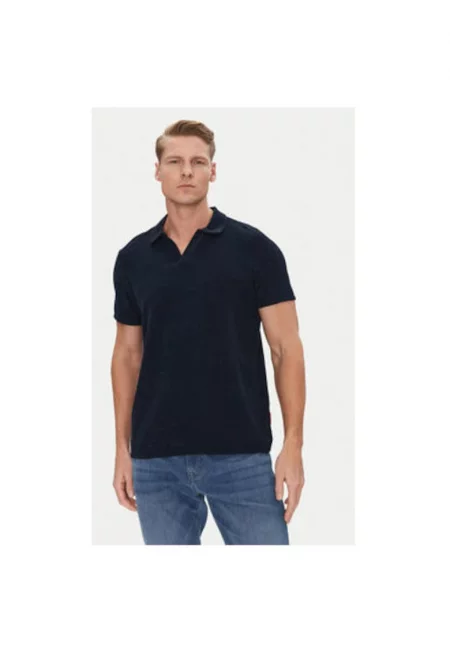 Мъжка поло тениска Joop Jeans - 10019354 30045767 - памук - 3XL INTL - тъмносиня