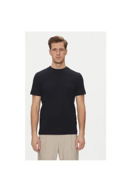 Мъжка тениска  10018924 30044672 - Памук - Тъмносин - Тъмносин