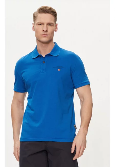 Мъжка тениска -  303746179 - памук - 2XL INTL - син