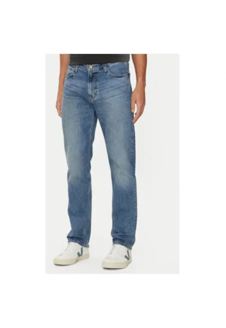 Мъжки дънки -  304749797 - Памук/Лиосел - Син - Син