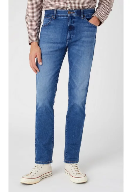 Мъжки дънки  Larston памук/еластан - син - Син