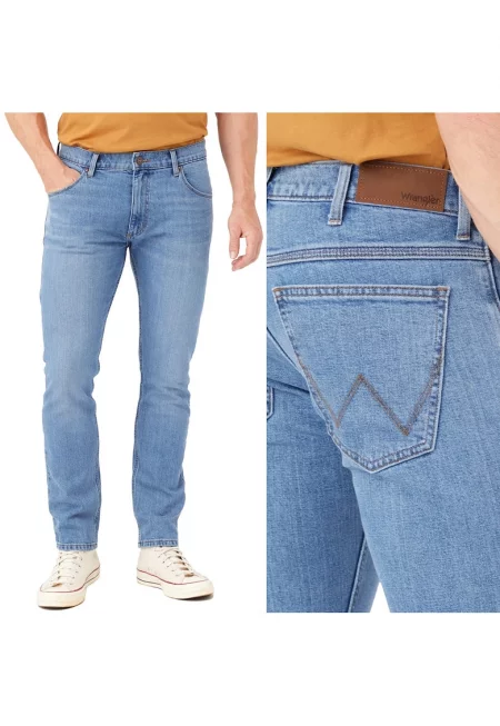 Мъжки дънки Wrangler  W36 сини - кройка - Син