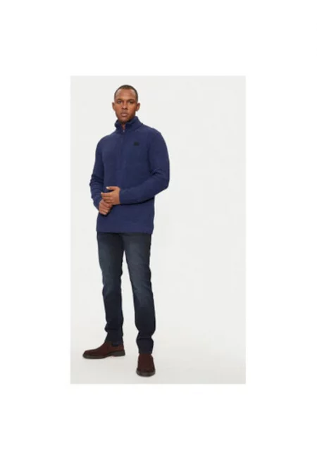 Мъжки пуловер - G Star Raw - 304421969 - Полиамид/Вискоза/Вълна - Син