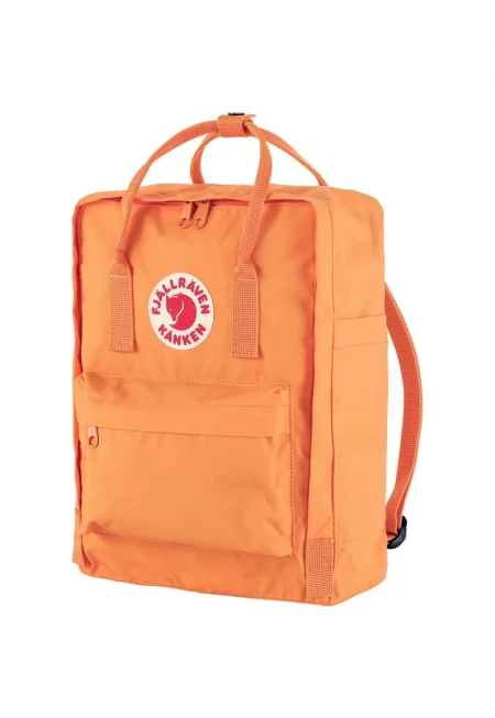 Модна раница  42x32x13 см - синтетика - Оранжев