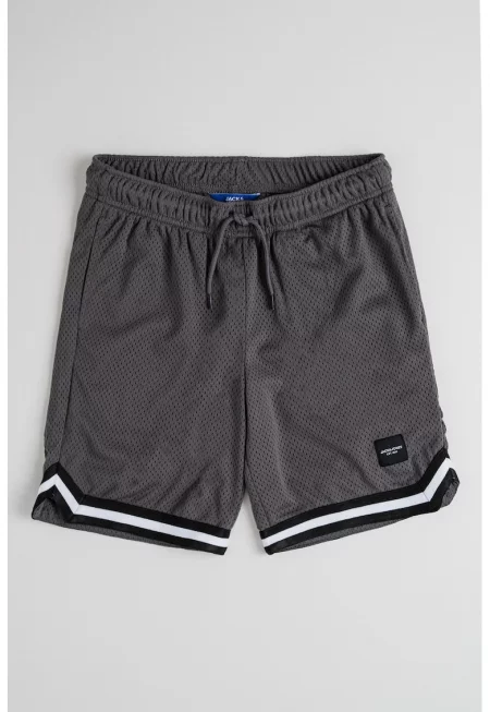 Мрежест къс панталон Karl - Tъмносив